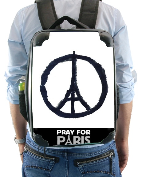  Pray For Paris - Eiffel Tower para Mochila