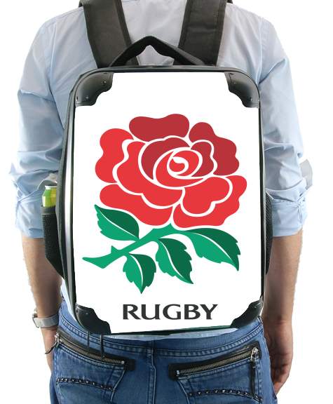  Rose Flower Rugby England para Mochila