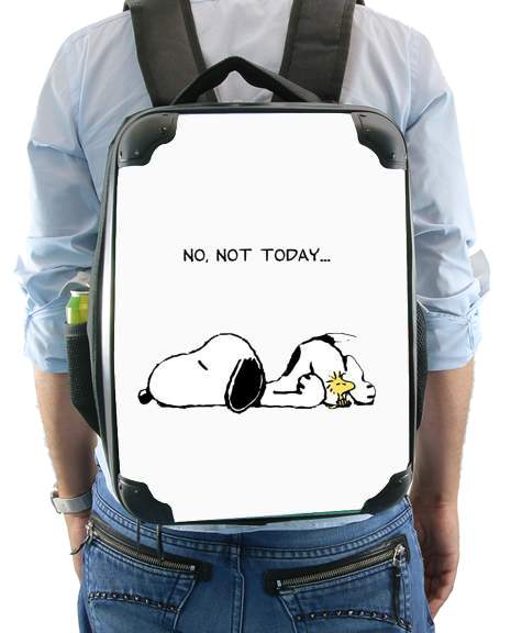  Snoopy No Not Today para Mochila