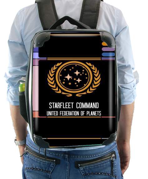  Starfleet command Star trek para Mochila