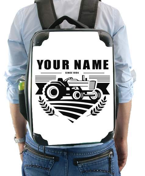  Tractor Farm Logo Custom para Mochila