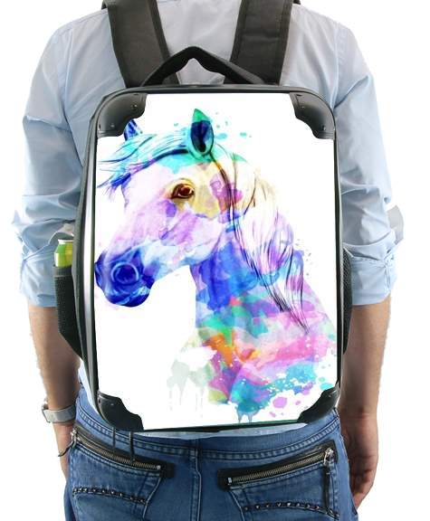  watercolor horse para Mochila