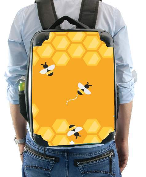  Yellow hive with bees para Mochila
