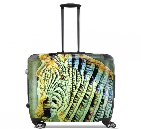  abstract zebra para Ruedas cabina bolsa de equipaje maleta trolley 17" laptop