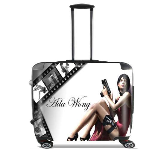  Ada Wong para Ruedas cabina bolsa de equipaje maleta trolley 17" laptop