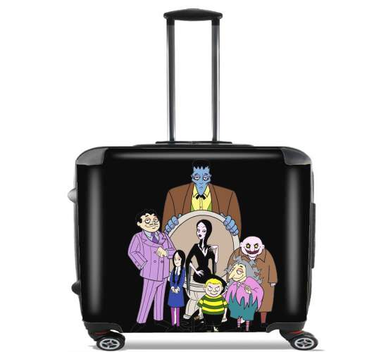  addams family para Ruedas cabina bolsa de equipaje maleta trolley 17" laptop