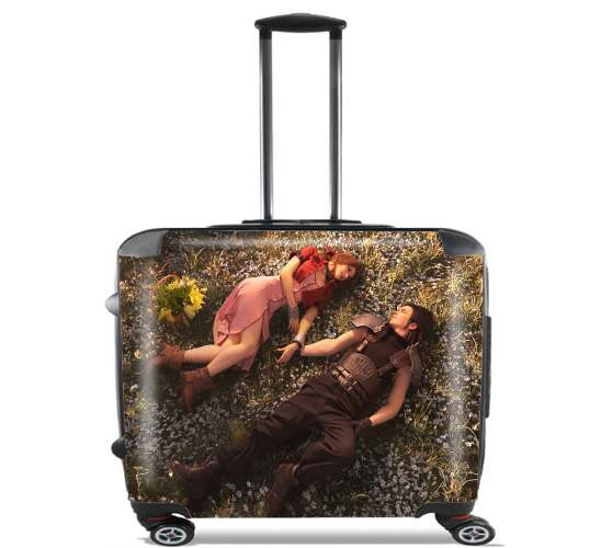  Aerith x Zack Fair First Love EVER para Ruedas cabina bolsa de equipaje maleta trolley 17" laptop