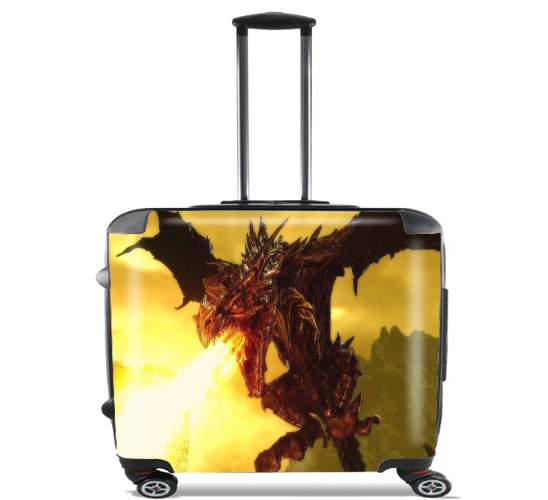  Aldouin Fire A dragon is born para Ruedas cabina bolsa de equipaje maleta trolley 17" laptop