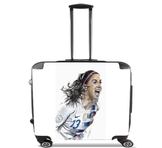  Alex Morgan Usa Art para Ruedas cabina bolsa de equipaje maleta trolley 17" laptop
