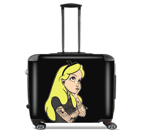  Alice Jack Daniels Tatoo para Ruedas cabina bolsa de equipaje maleta trolley 17" laptop