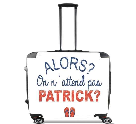  Alors on attend pas Patrick para Ruedas cabina bolsa de equipaje maleta trolley 17" laptop