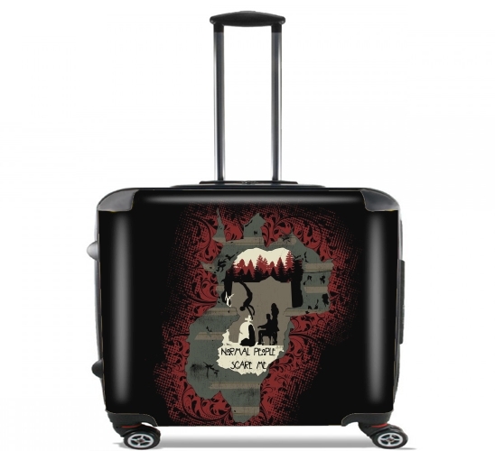  American murder house para Ruedas cabina bolsa de equipaje maleta trolley 17" laptop