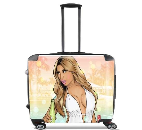  anaconda minaj gta para Ruedas cabina bolsa de equipaje maleta trolley 17" laptop