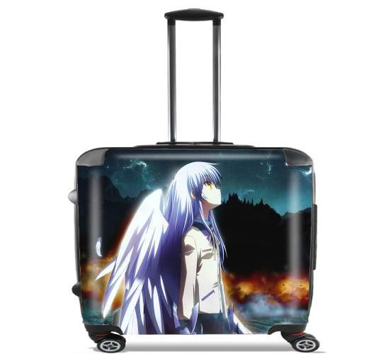  angel Beats para Ruedas cabina bolsa de equipaje maleta trolley 17" laptop