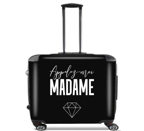  Appelez moi madame Mariage para Ruedas cabina bolsa de equipaje maleta trolley 17" laptop