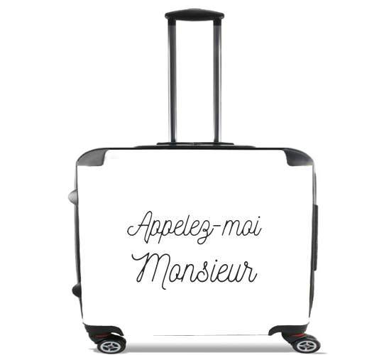  Appelez moi monsieur Mariage para Ruedas cabina bolsa de equipaje maleta trolley 17" laptop