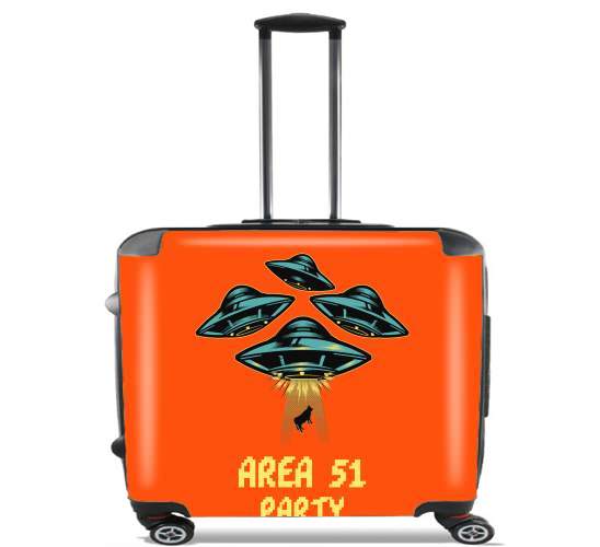  Area 51 Alien Party para Ruedas cabina bolsa de equipaje maleta trolley 17" laptop