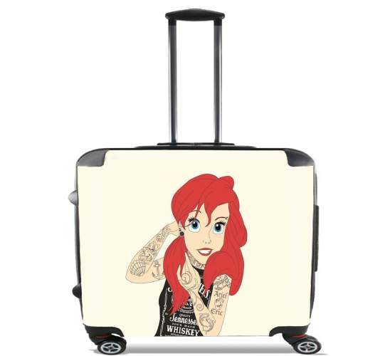  Ariel tattoo Jack Daniels para Ruedas cabina bolsa de equipaje maleta trolley 17" laptop