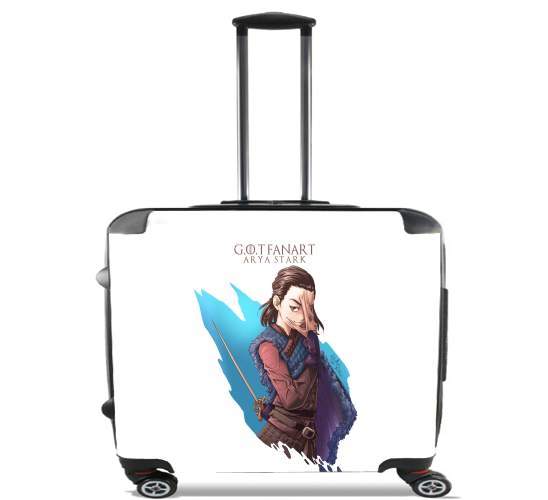  Arya Stark para Ruedas cabina bolsa de equipaje maleta trolley 17" laptop