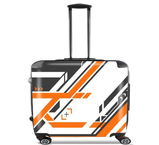  Asiimov Counter Strike Weapon para Ruedas cabina bolsa de equipaje maleta trolley 17" laptop