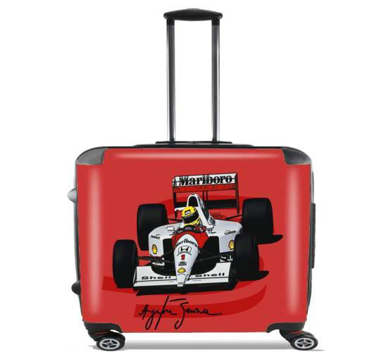  Ayrton Senna Formule 1 King para Ruedas cabina bolsa de equipaje maleta trolley 17" laptop