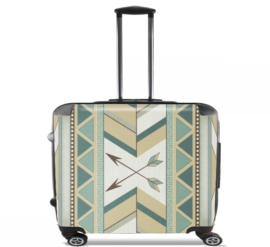  Aztec Pattern  para Ruedas cabina bolsa de equipaje maleta trolley 17" laptop