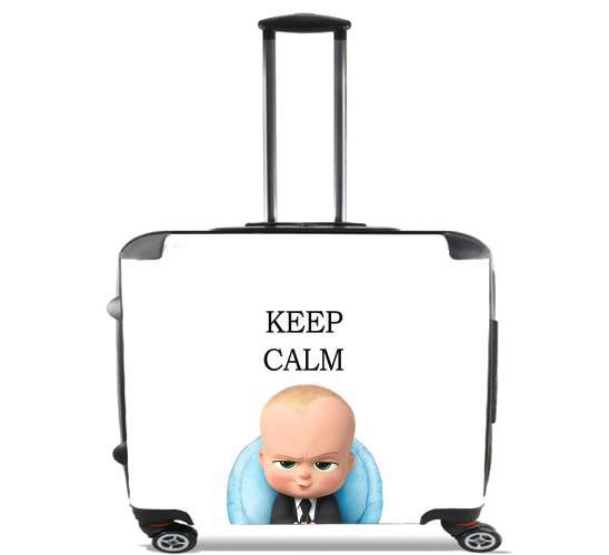  Baby Boss Keep CALM para Ruedas cabina bolsa de equipaje maleta trolley 17" laptop