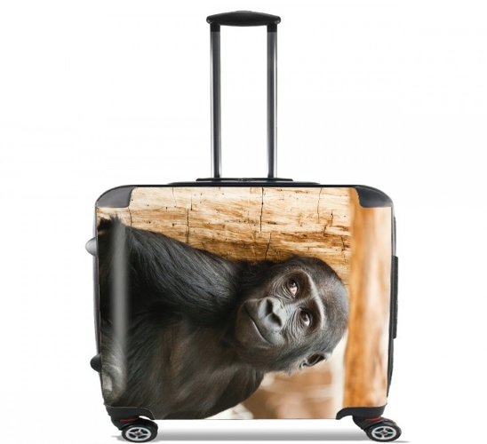  Baby Monkey para Ruedas cabina bolsa de equipaje maleta trolley 17" laptop