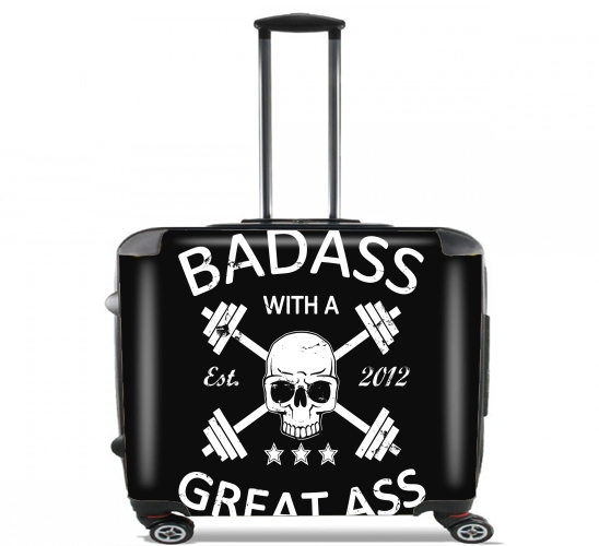  Badass with a great ass para Ruedas cabina bolsa de equipaje maleta trolley 17" laptop