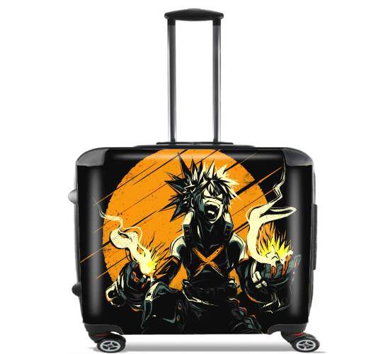  Bakugo Crazy Bombing para Ruedas cabina bolsa de equipaje maleta trolley 17" laptop