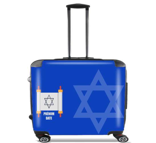  bar mitzvah boys gift para Ruedas cabina bolsa de equipaje maleta trolley 17" laptop