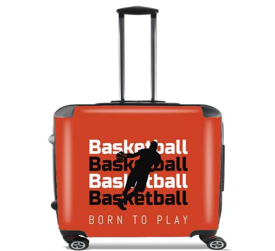  Basketball Born To Play para Ruedas cabina bolsa de equipaje maleta trolley 17" laptop