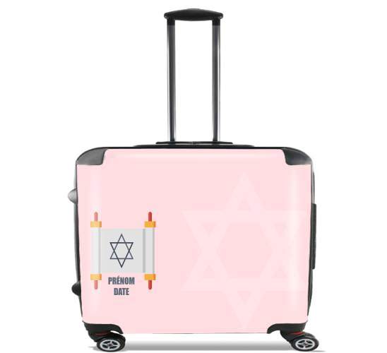  bath mitzvah girl gift para Ruedas cabina bolsa de equipaje maleta trolley 17" laptop