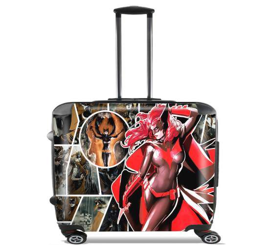  Batwoman para Ruedas cabina bolsa de equipaje maleta trolley 17" laptop