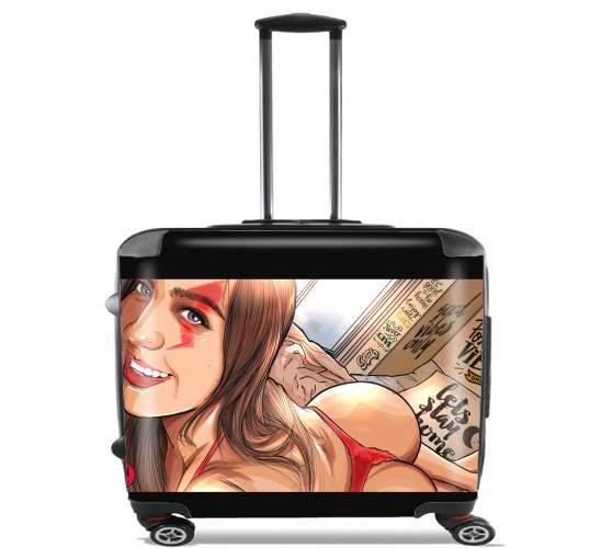  Bedroom Girl para Ruedas cabina bolsa de equipaje maleta trolley 17" laptop