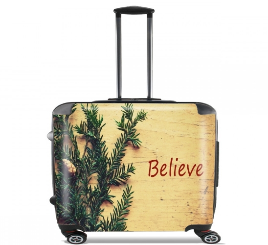  Believe para Ruedas cabina bolsa de equipaje maleta trolley 17" laptop