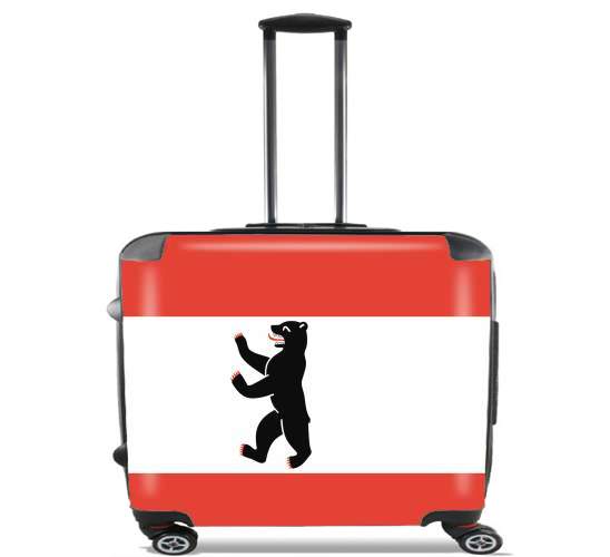  Berlin Flag para Ruedas cabina bolsa de equipaje maleta trolley 17" laptop