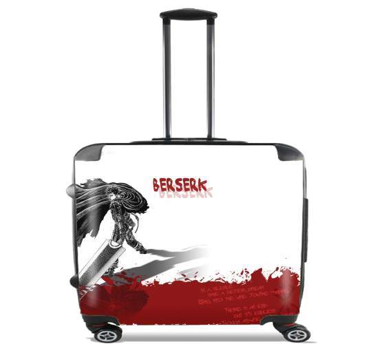  Berserk Guts para Ruedas cabina bolsa de equipaje maleta trolley 17" laptop