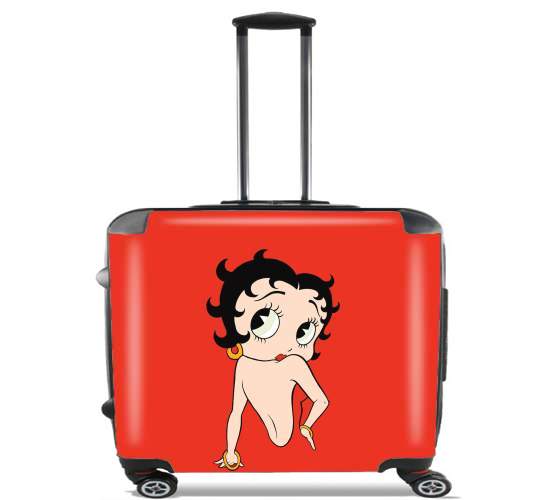  Betty boop para Ruedas cabina bolsa de equipaje maleta trolley 17" laptop