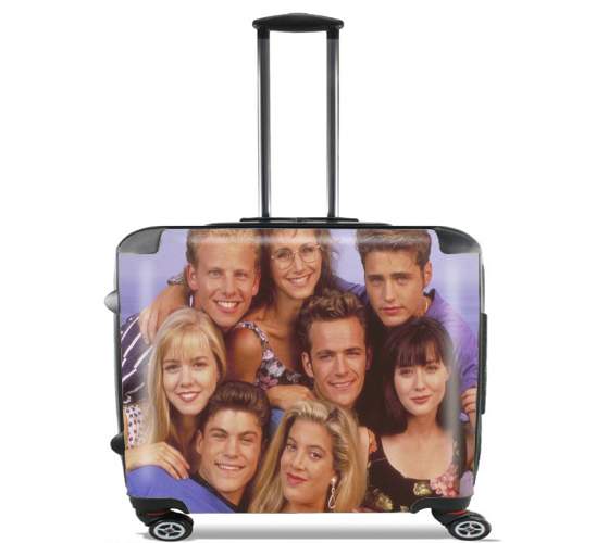  beverly hills 90210 para Ruedas cabina bolsa de equipaje maleta trolley 17" laptop