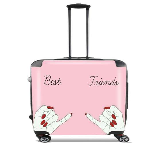  BFF Best Friends Pink para Ruedas cabina bolsa de equipaje maleta trolley 17" laptop