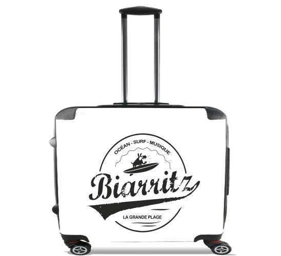  Biarritz la grande plage para Ruedas cabina bolsa de equipaje maleta trolley 17" laptop