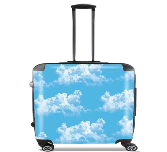  Blue Clouds para Ruedas cabina bolsa de equipaje maleta trolley 17" laptop