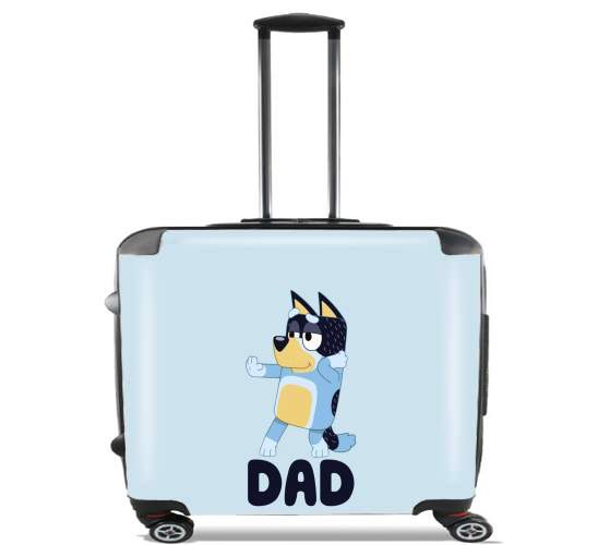  Bluey Dad para Ruedas cabina bolsa de equipaje maleta trolley 17" laptop
