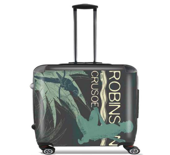  Book Collection: Robinson Crusoe para Ruedas cabina bolsa de equipaje maleta trolley 17" laptop
