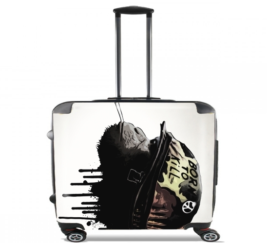  Born To Kill para Ruedas cabina bolsa de equipaje maleta trolley 17" laptop
