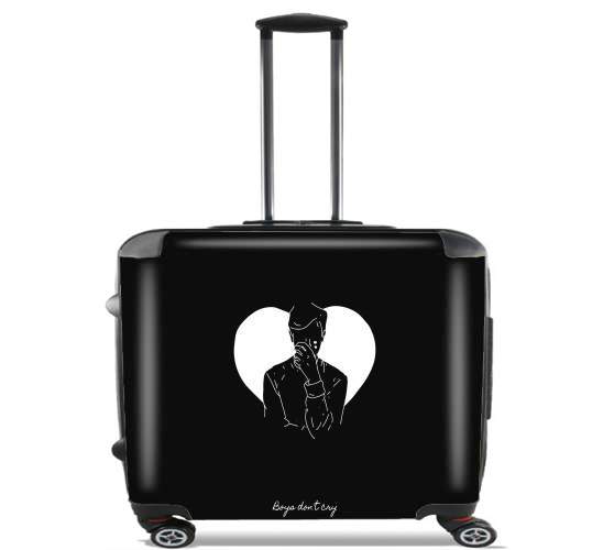  Boys dont cry para Ruedas cabina bolsa de equipaje maleta trolley 17" laptop