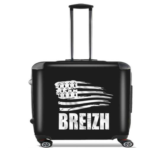  Breizh Bretagne para Ruedas cabina bolsa de equipaje maleta trolley 17" laptop