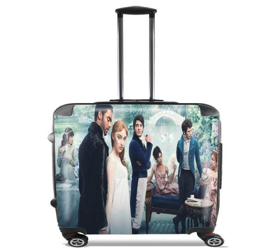  bridgerton cast para Ruedas cabina bolsa de equipaje maleta trolley 17" laptop
