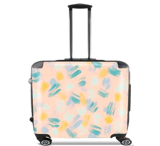  BRUSH STROKES para Ruedas cabina bolsa de equipaje maleta trolley 17" laptop
